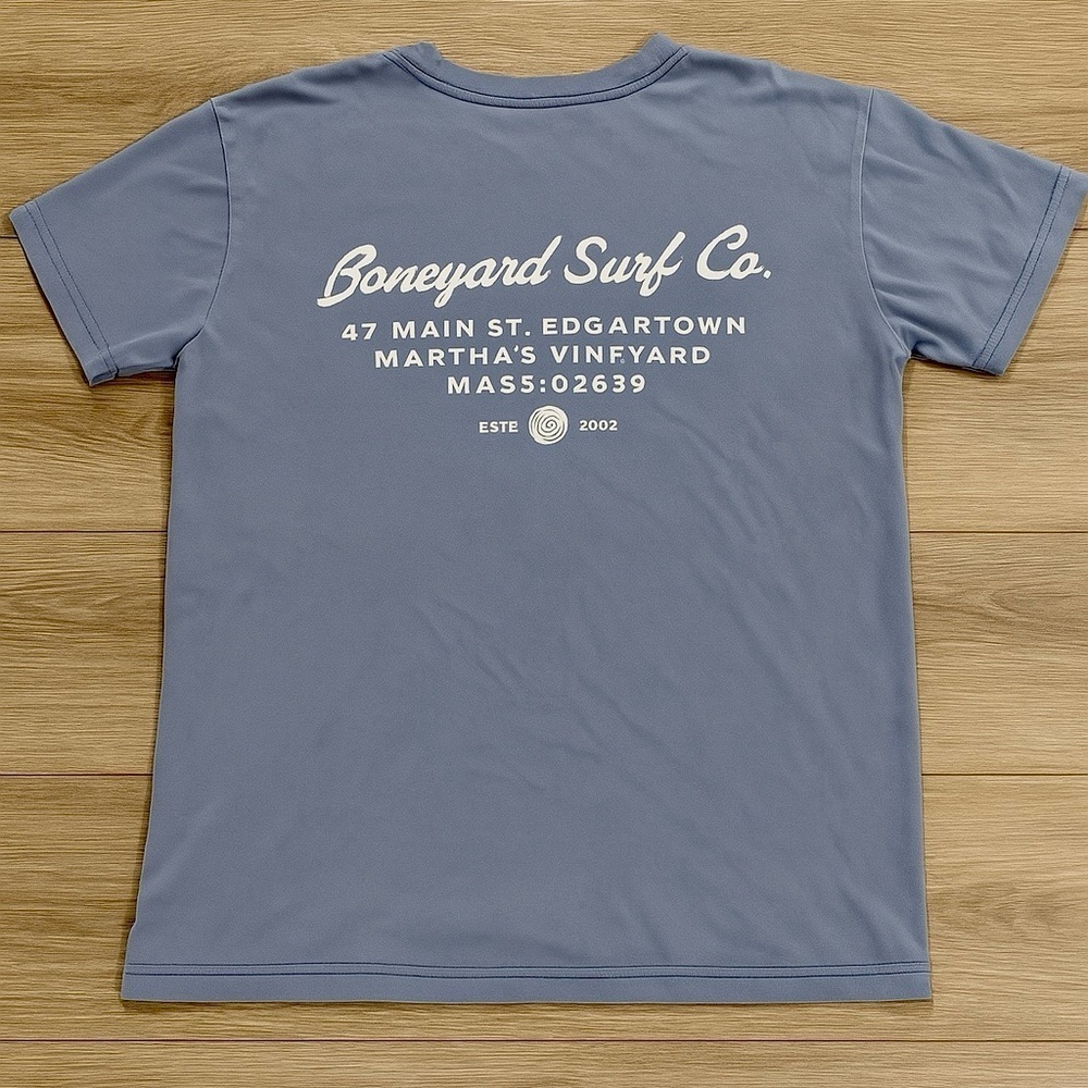 Boneyard Surf Co. Tee Martha’s Vineyard Edgartown Unisex medium Med M iconic​​​